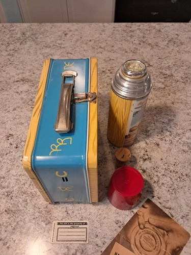 1954 Roy Rogers Lunch Box & Thermos * Vintage * Lunchbox UNUSED NR MINT Tags - Picture 4 of 9