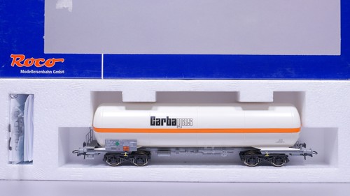 H0 DC Roco 67801 Druckgas-Kesselwagen Carbogas SBB OVP #ST_298 | Condition: Gebraucht