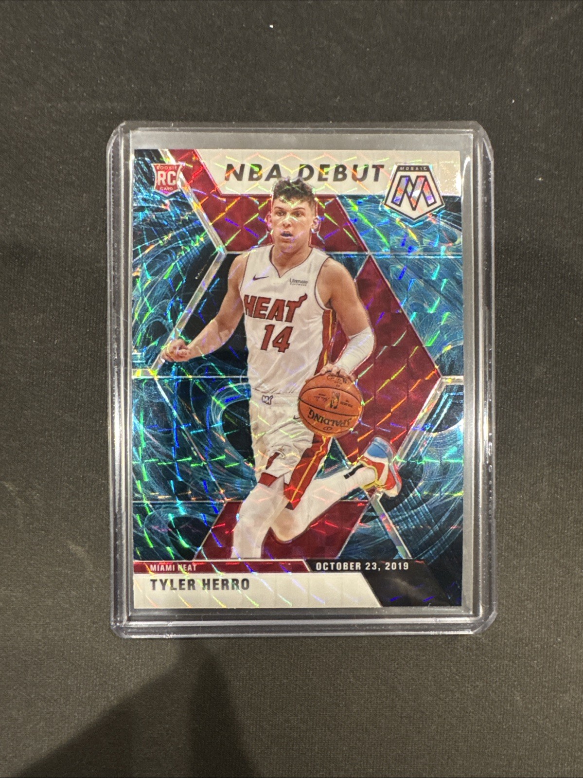 2019-20 Panini Mosaic Tyler Herro NBA Debut #280 Genesis RC Heat