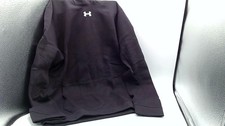 Under Armour Womens Rival Fleece Sweatshirt Black Hoodie Size Medium