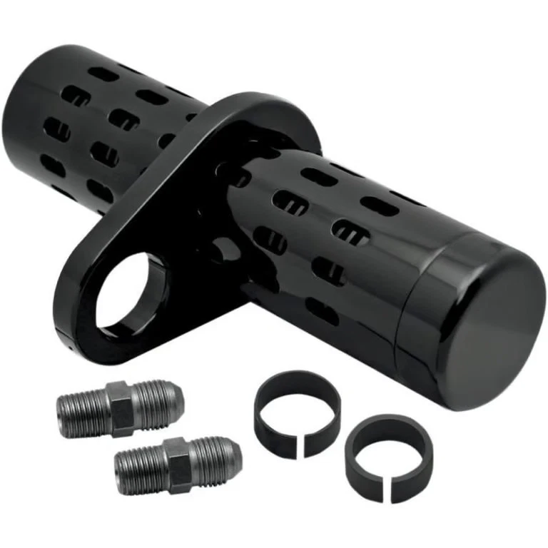 Pro-One Performance Oil Cooler Kit for 1in. to 1 1/4in. Frame Tubes - Black - Image 2 of 4