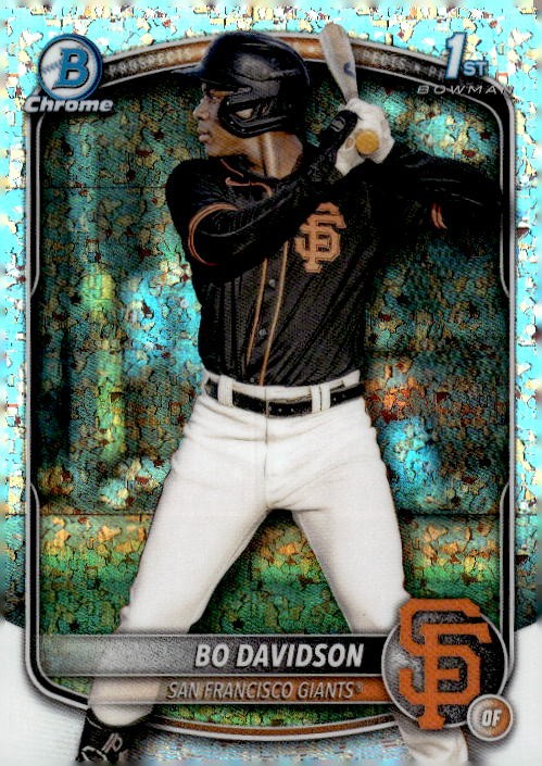 2025 Bowman Chrome #BCP-206 Bo Davidson Prospects Mini-Diamond