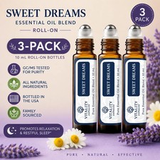 3-Pk. / Vitality Extracts SWEET DREAMS Essential Oil Roll-On - 10mL - Pure Blend