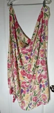 2 CHIC Scarf Beach Wrap 36 In X 72 In Floral Multifunctional