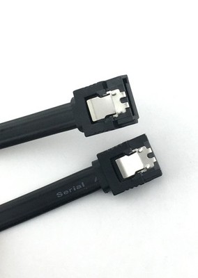 SATA Hard Drive Data Cable Serial ATA 6Gbps Straight Locking Clip 19.5'' NEW