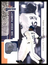 2001 Fleer Game Time #49 Tony Gwynn San Diego Padres