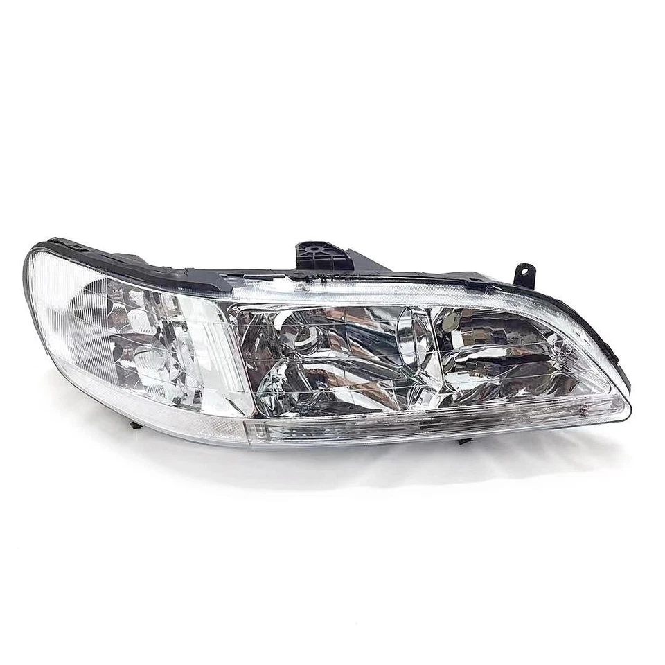 1Pair Crystal Clear Lens Corner Headlights Headlamps for 1998-2002 Honda Accord  - Image 3 of 4