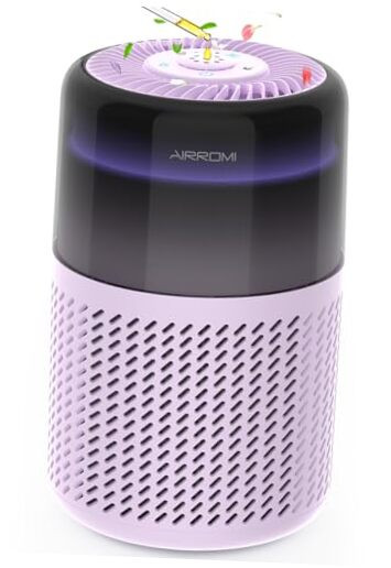 Compact HEPA Air Purifier for Bedroom and Home Covers 549 Sq Ft Quiet Operation-image