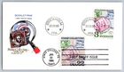 #2200 Stamp Collecting FDC HF Cachet Combo w/Sweden Stamp