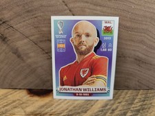 2022 Qatar Fifa World Cup Panini Sticker JONATHAN WILLIAMS Wales WAL15