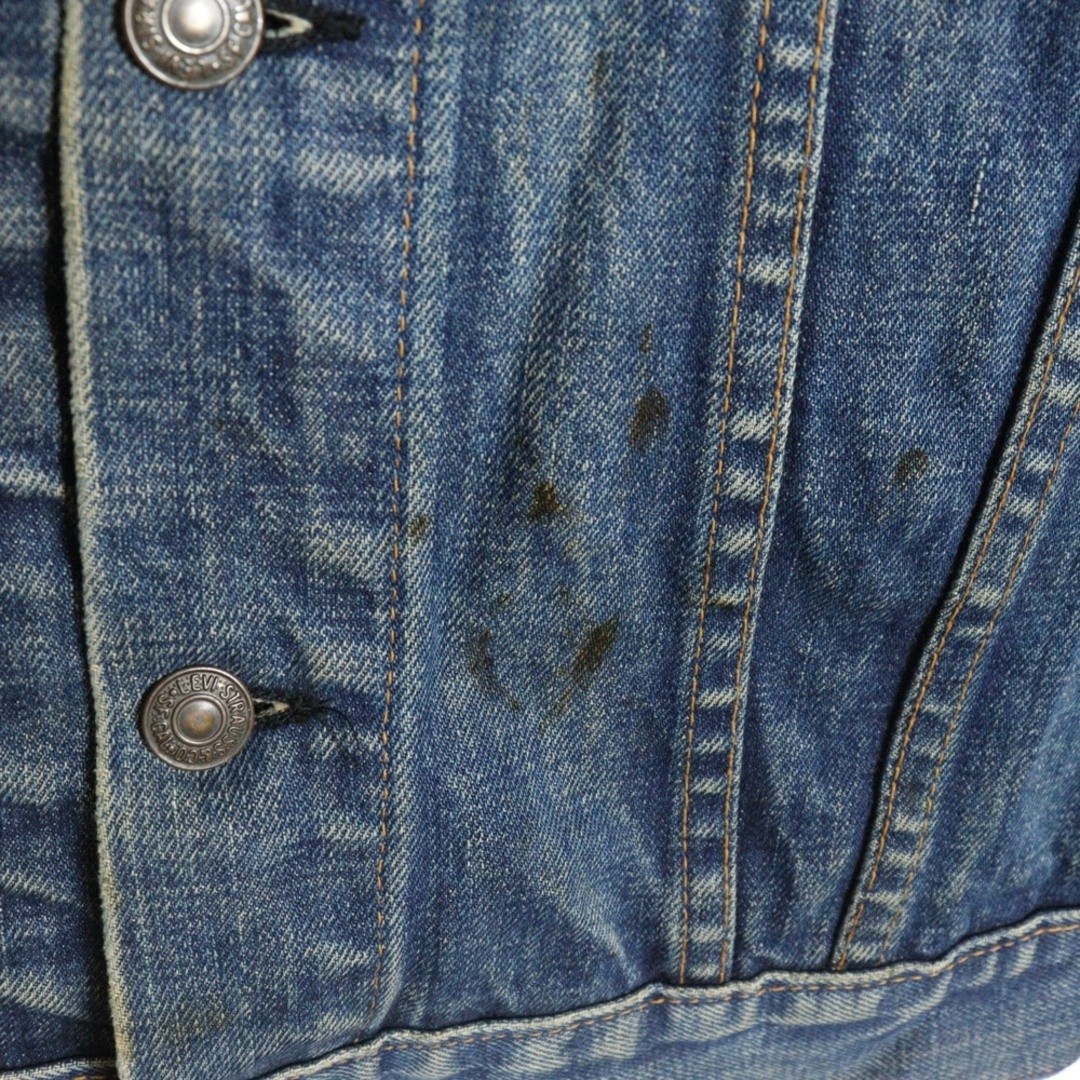 Levi's 70505 Back 522 BIGE G Jean Trucker Jacket Indigo Used 76877b1e0dcc3124cb0 thumbnail 7