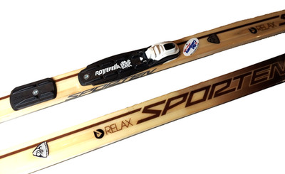 Sporten CZ Favorit 180 Relax Cross Country Skis Two Layer Wood Core 60-50-55