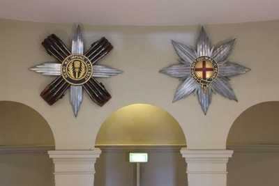 Photo 12x8 Emblems at the Oval Staircase, Culzean Castle Kirkoswald/NS240 c2017