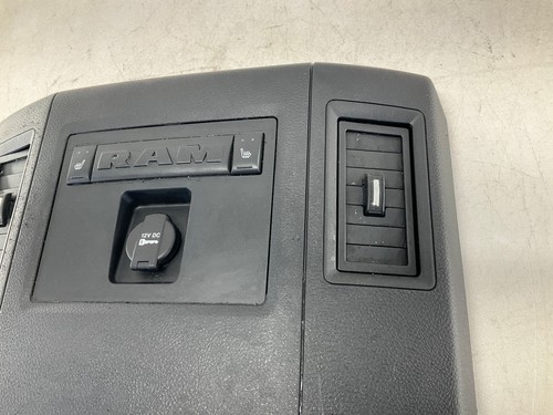 13-17 Dodge Ram 1500 Rear Center Console A/C Air Vent Trim Panel OEM - Picture 7 of 16