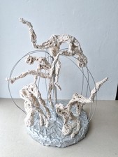 Modern Art Dancing People Acrobatic Dancer Plaster Metal Art Sculpture