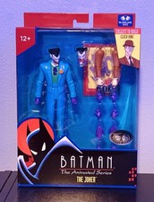 McFarlane DC Batman The Animated Series JOKER Platinum BAF Clock King NIB Chase