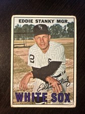 1967 TOPPS #81 EDDIE STANKY CHICAGO WHITE SOX G-VG *Hot Corner Vintage* A