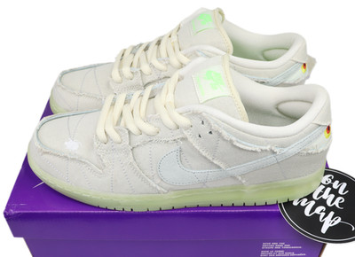 Nike SB Dunk Low Pro PRM Mummy Glow In Dark UK 10 US 11 EUR 45 DM0774-111 Neu