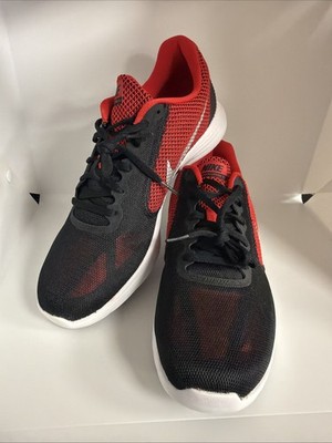 NEW Nike Revolution 3 Men Running Shoe University Red  819300-600 Size 10.5
