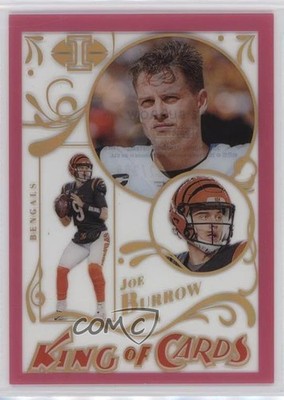 2022 Panini Illusions King of Cards Pink 32/399 Joe Burrow #KC-5 2s2