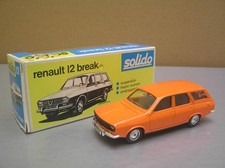 Solido #22 Renault 12 Break made in France 1/43 scale MIB Mint in Box