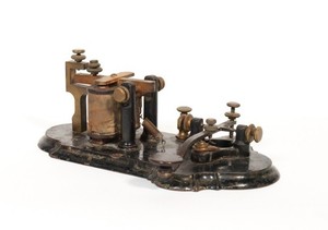 1870's Tillotson Private Line KOB * Telegraph Key & Sounder * Parts/Restoration