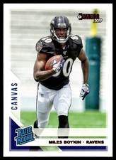 2019 Donruss Canvas Miles Boykin Rookie Baltimore Ravens #330