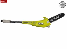 USED Ryobi RY40051 40V Cordless Pole Saw Attachment - 10-Inch Bar - Tool Only