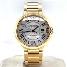 Cartier Ballon Bleu 36mm Automatic 18k Yellow Gold Unisex Watch WGBB0046
