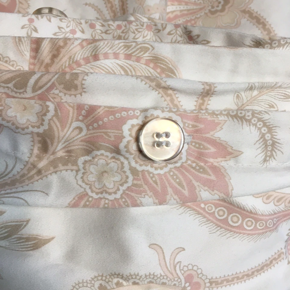 Garnet Hill Duvet Queen/Double 2 Pillowcases Egyptian Cotton Soft Pale Pink - Image 4 of 4