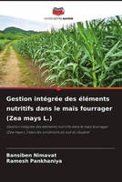 Bansiben Nimavat (U. A.) | Gestion IntéGréE Des éLéMents Nutritifs Dans Le...