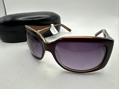 A NEW Ann Taylor Sunglasses Brown Wrap Women's Designer Frame 168222
