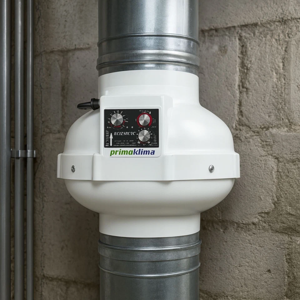 Prima Klima Fan EC-TC Grow Abluft Belüftung Lüfter Indoor Anbau - Bild 3 von 4