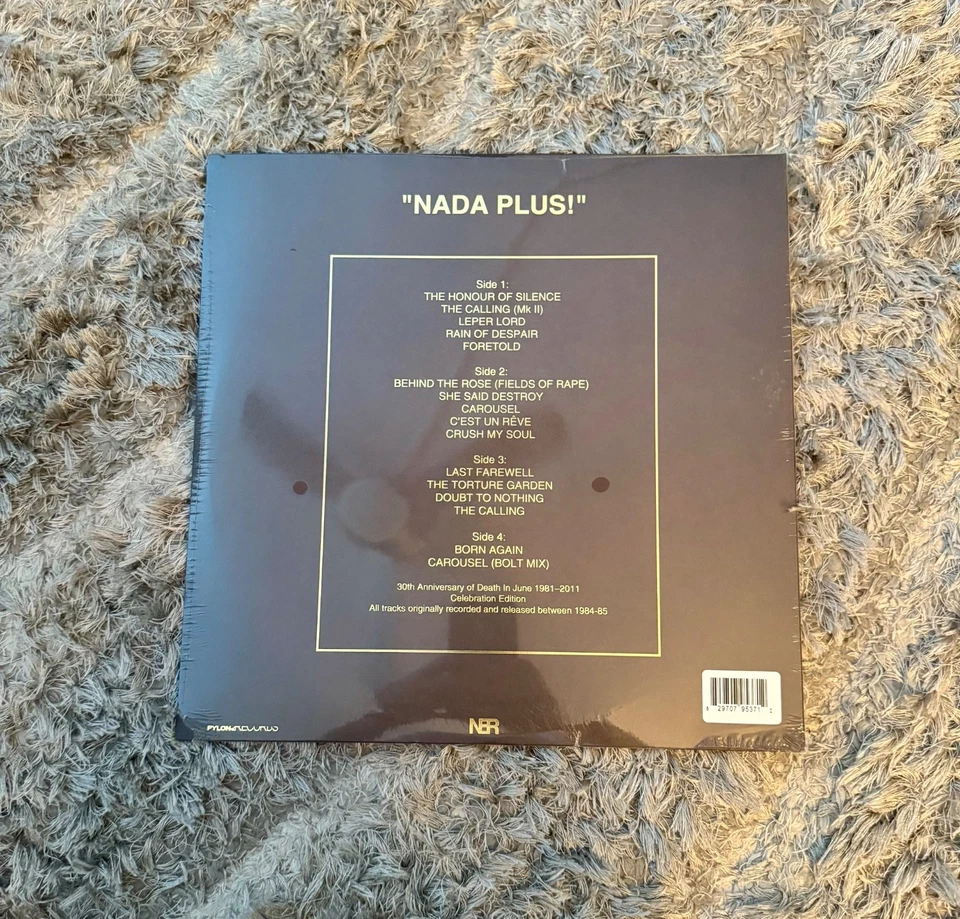 Death In June Nada Plus 2xLP vinyl gold yellow 2011 NM/NM pristine - Image 2 of 2