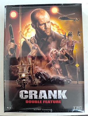 Crank 1 + 2 - Double Feature - Mediabook - Wattiert - Blu-Ray - Neu & OVP