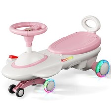 Kids Electric Ride On Car 12V - Electric Wiggle Car with Rechargeable Battery...