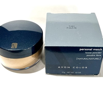 Avon Color Personal Match Silky LOOSE POWDER (Natural) TAN NOS Discontinued