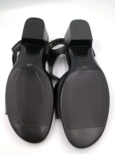 New SAS Tripad Comfort Black Leather Suntimer Low Heel Sandal Shoes Size 10 - Picture 8 of 8