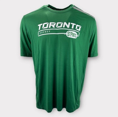 Pro Stock Large Fanatics Toronto Maple Leafs St. Pats Short Sleeve Player Shirt