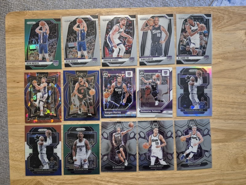 Basketball 60 Card Lot No Duplicates, Sacramento Kings (Fox, Murray, Monk)