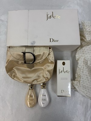 Dior J adore Set Eau de Parfum 50ml Shower Gel 50ml Body Milk 50ml w/ Bag RARE