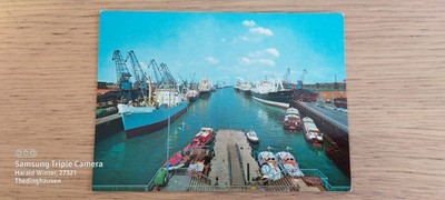 Postcard Bremen overseas port 21.09.1990 gel_605