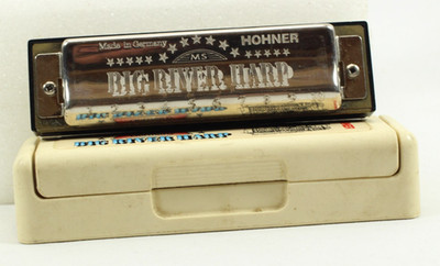 Hohner Big River Harp Mundharmonika MS Ton LA A Made in Germany mit Box