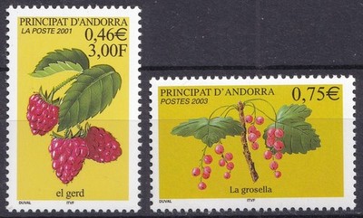 Prophila Collection Andorra - Spanische Post Briefmarken #284 Komplett 2001 Weihnachten – Postfrisch MNH