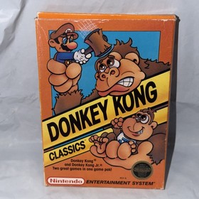 Donkey Kong Classics (Nintendo NES, 1988) - CIB Complete