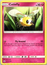 Cutiefly 92/149 Sun & Moon Base Set Common