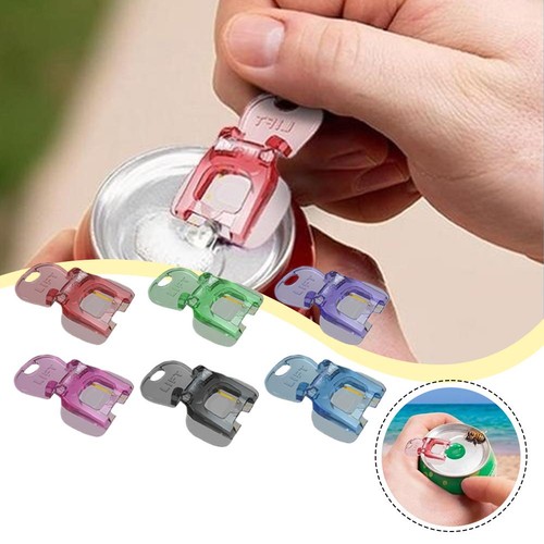 CONFEZIONE 6/12 COVER COMPLETA EASY TAB APRI, PROTEGGI LATTINE BEVANDE PER SODA UK asz - Foto 8 di 11