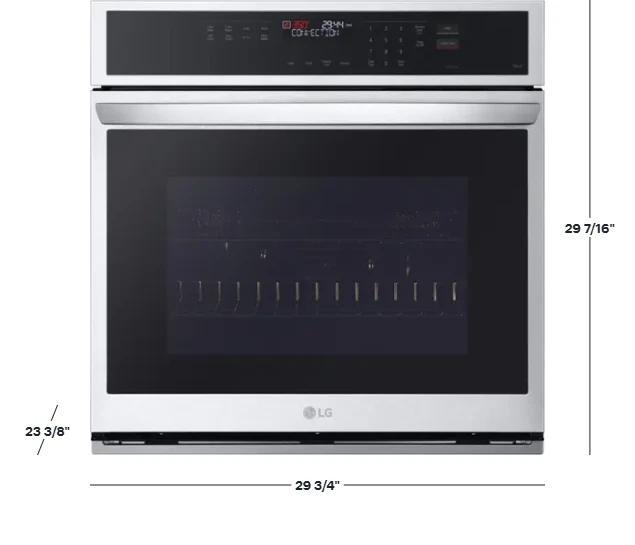LG - WSEP4723F -30" Horno de Pared Eléctrico Individual Inteligente Incorporado Foto 2 de 4