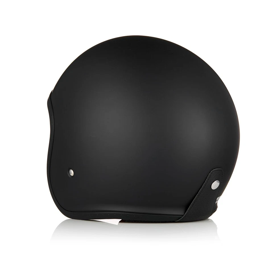 Capacete de motocicleta rosto aberto capacete scooter capacete 3/4 com viseira - Imagem 4 de 4