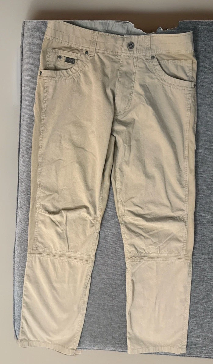 KÜHL Radikl hiking pants mens 32x30 khaki articulated outdoor cargo trail